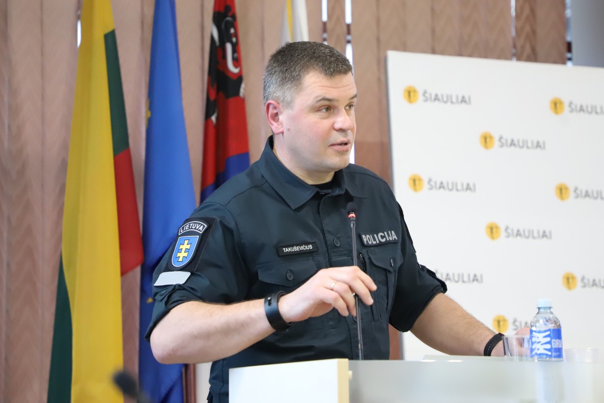 Šiaulių policija pristatė veiklos rezultatus: su kokiais iššūkiais susidurta 2024-aisiais? (video)