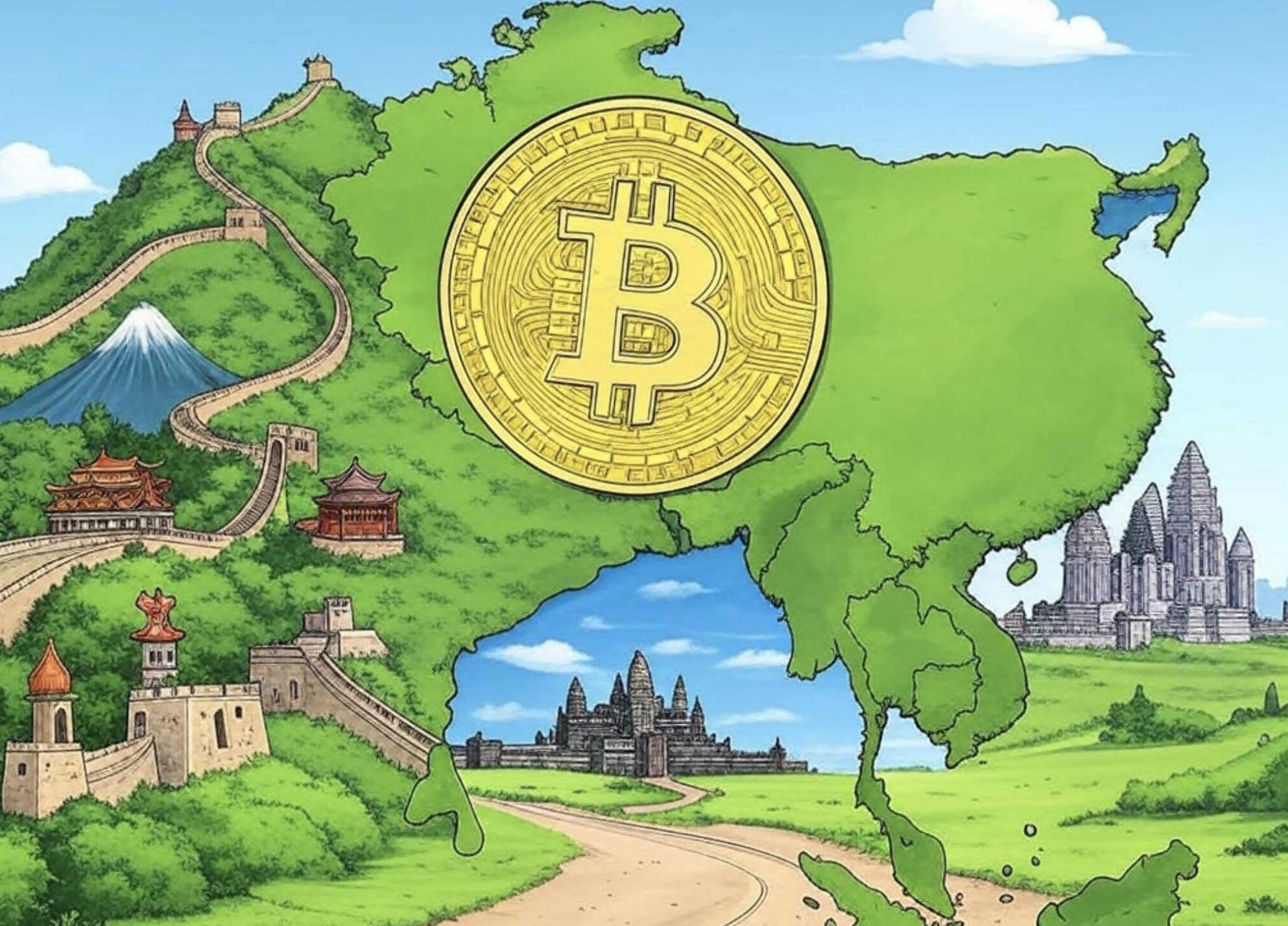 Ar „Asia Crypto“ miega milžinė? Pamirškite Trumpą, Azijos kriptovaliutas kyla