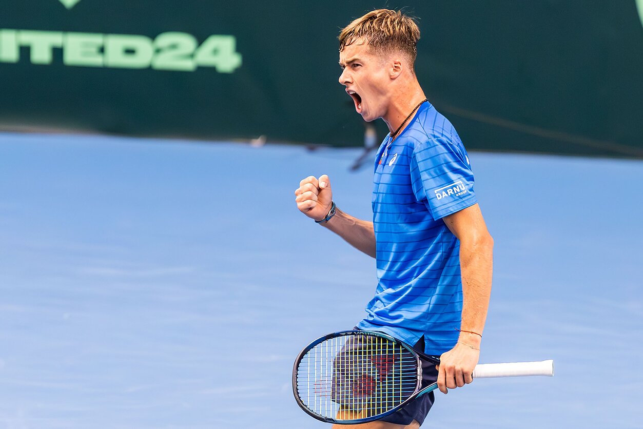 Geriausias Lietuvos tenisininkas Gaubas turnyrą Romoje pradėjo pergalingai