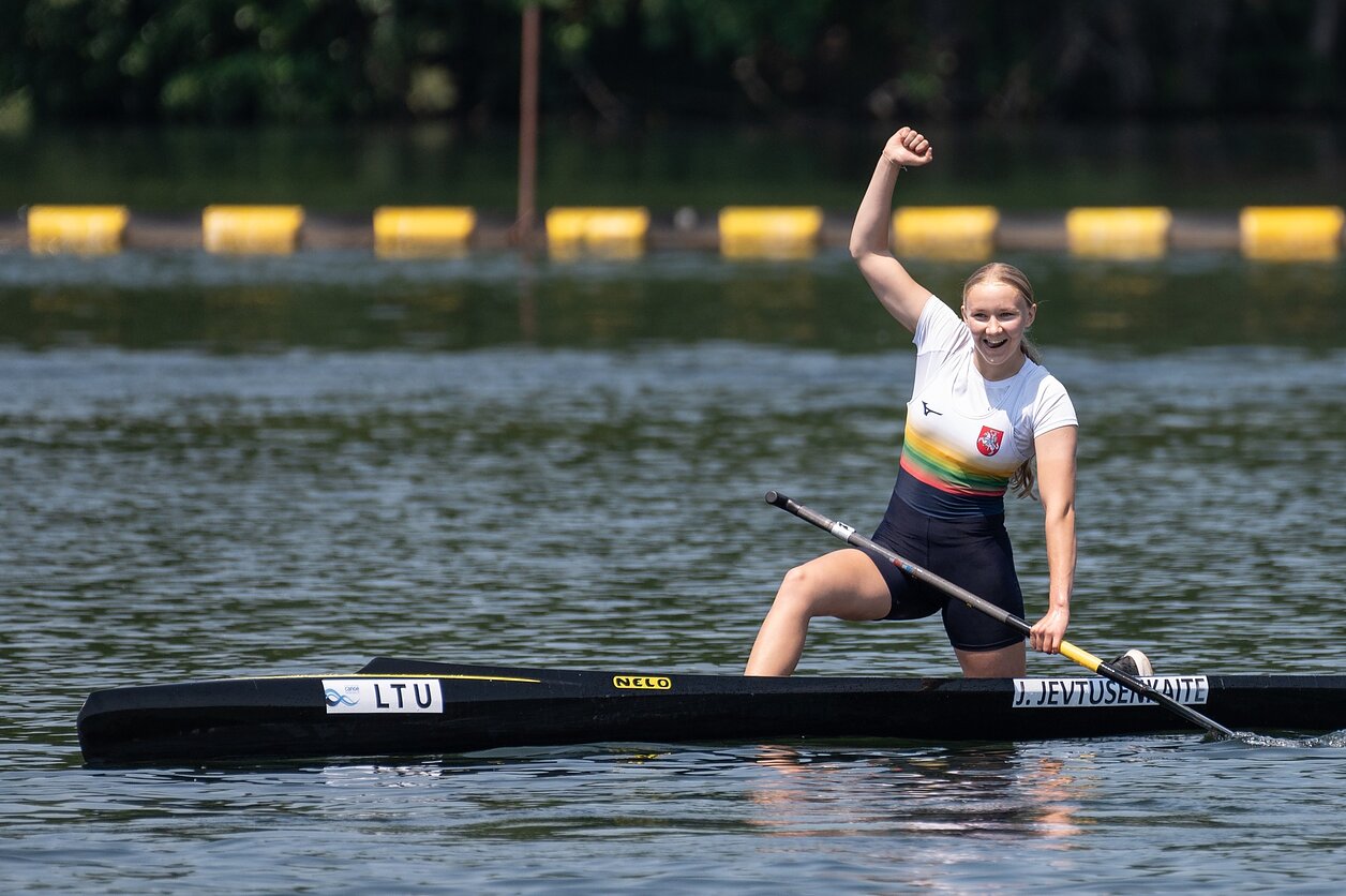 Europos jaunių čempionate – istorinis kanojininkės Jevtušenkaitės medalis