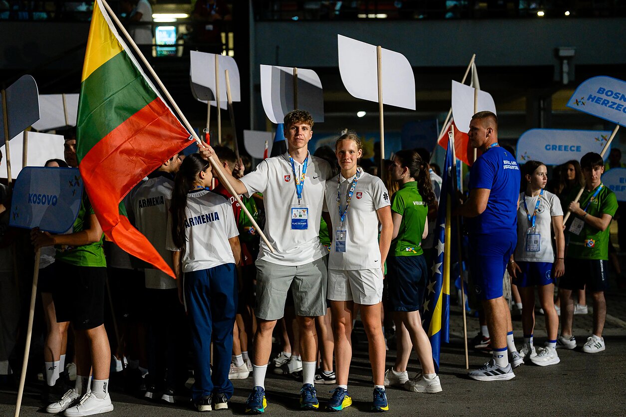 Skopjėje finišavo Lietuvai sėkmingas Europos jaunimo vasaros olimpinis festivalis