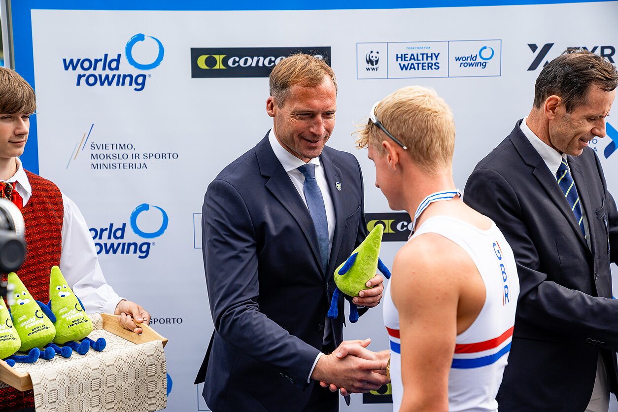 Griškonis apie pasaulio jaunių irklavimo čempionatą Trakuose: atsiliepimai patys geriausi