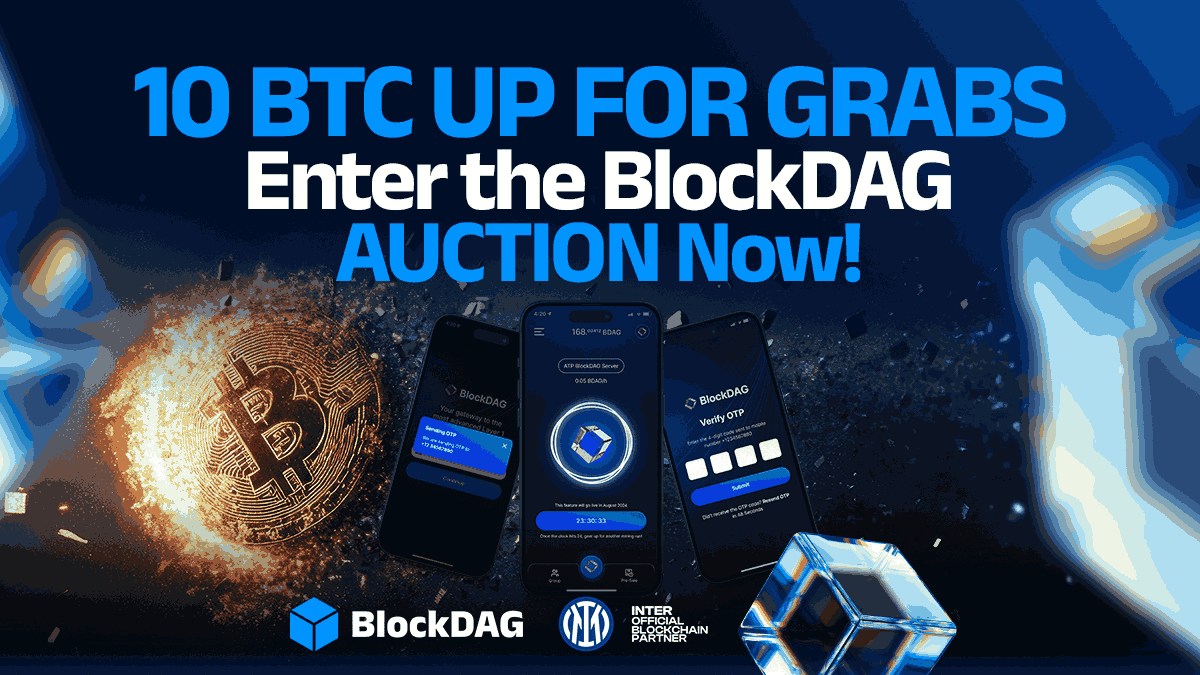 „BDAG“ 0,0016 USD „Countdown“ ir „BTC Auction“ padidėja, kai ADA ir ETH susilpnėja