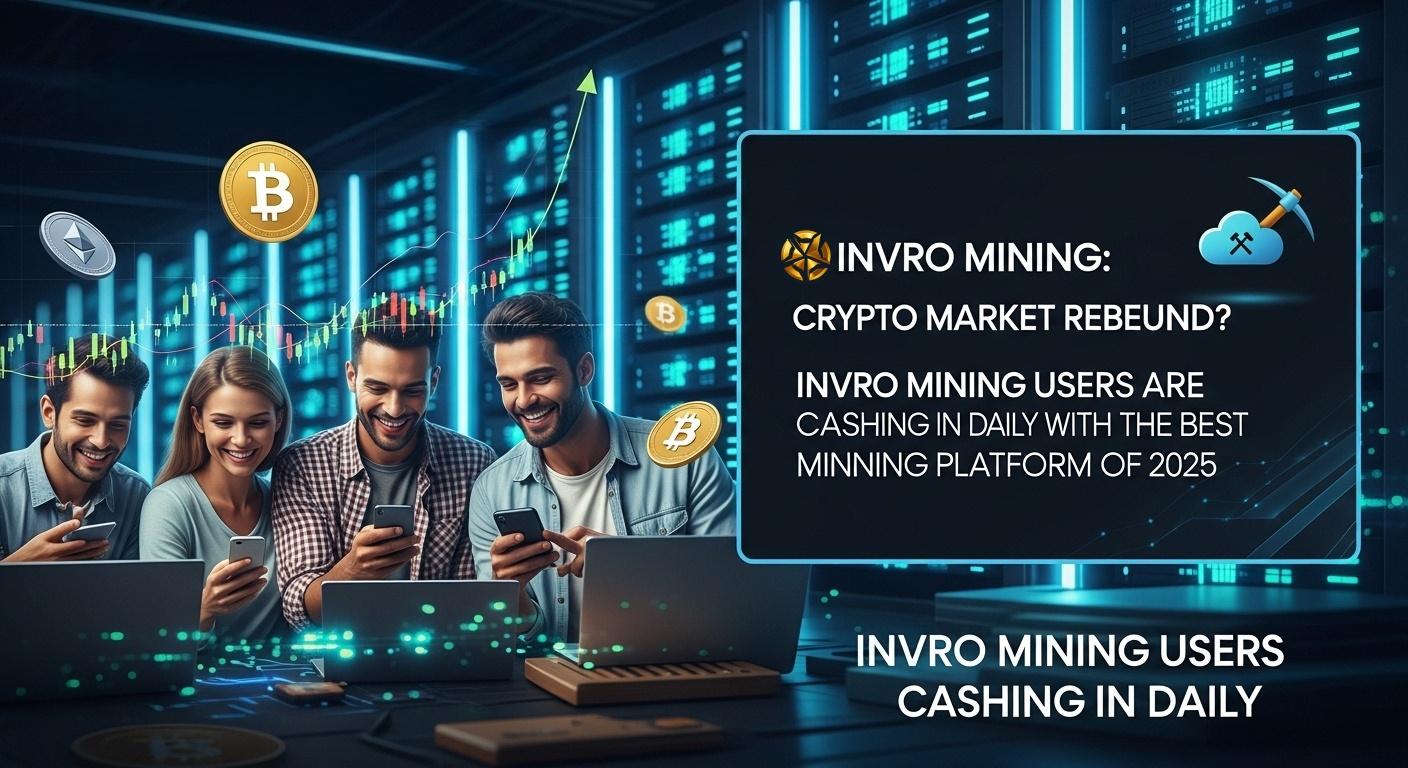„Invro Mining“: „Crypto Market“ atgimimas? „Invro Mining“ vartotojai kasdien išgrynina geriausią 2025 m. Debesų kasybos platformą