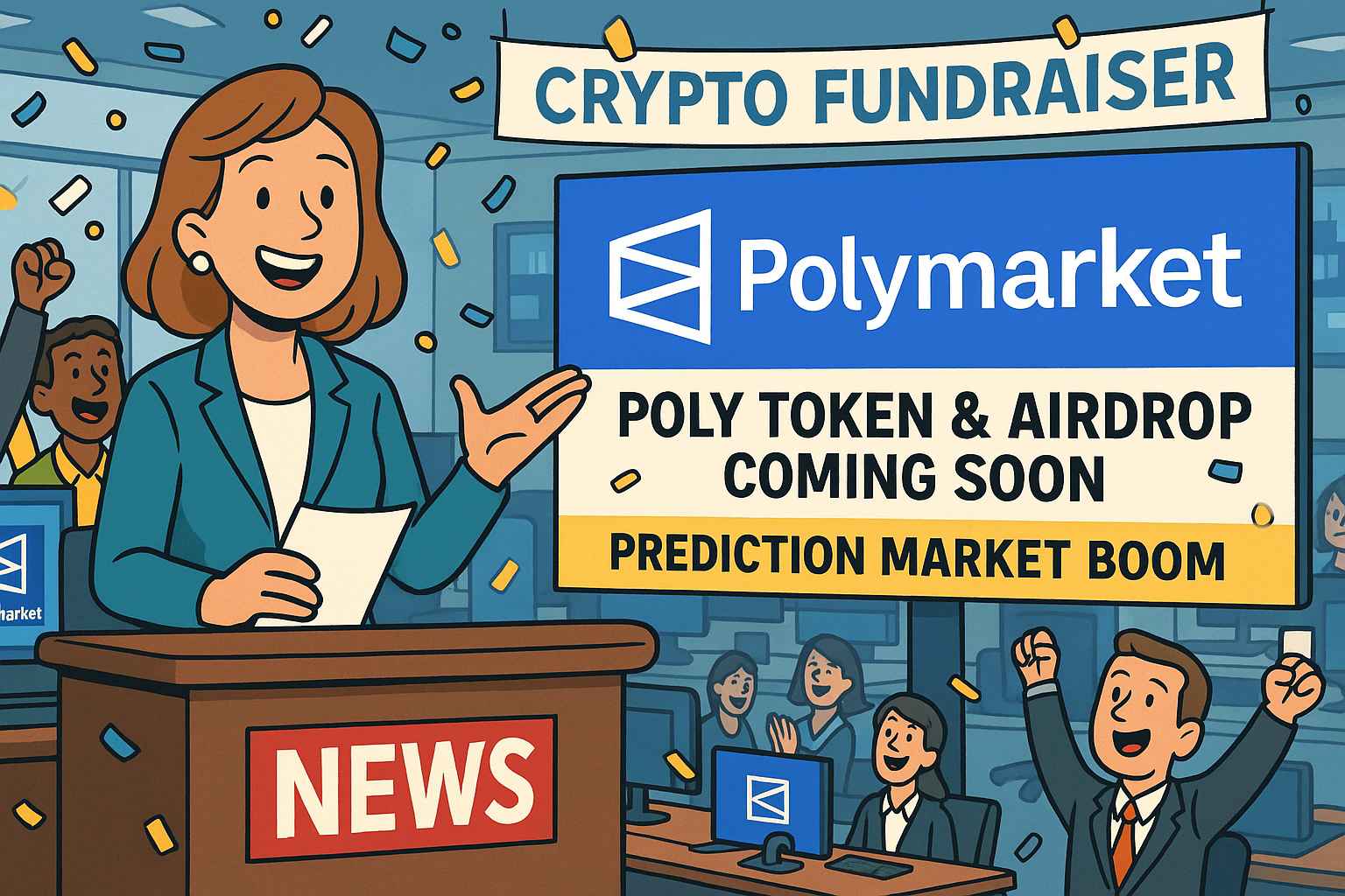 „Polymarket“ patvirtina „POLY Token“ paleidimo ir „Airdrop“ planus