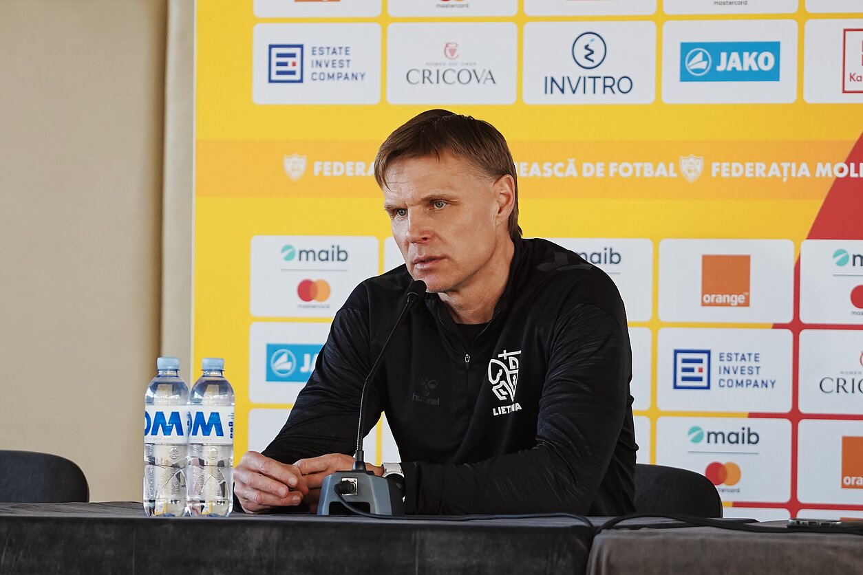 Futbolo rinktinė pasitinka pirmąjį metų testą: laiką išnaudojome gerai ir esame pasirengę