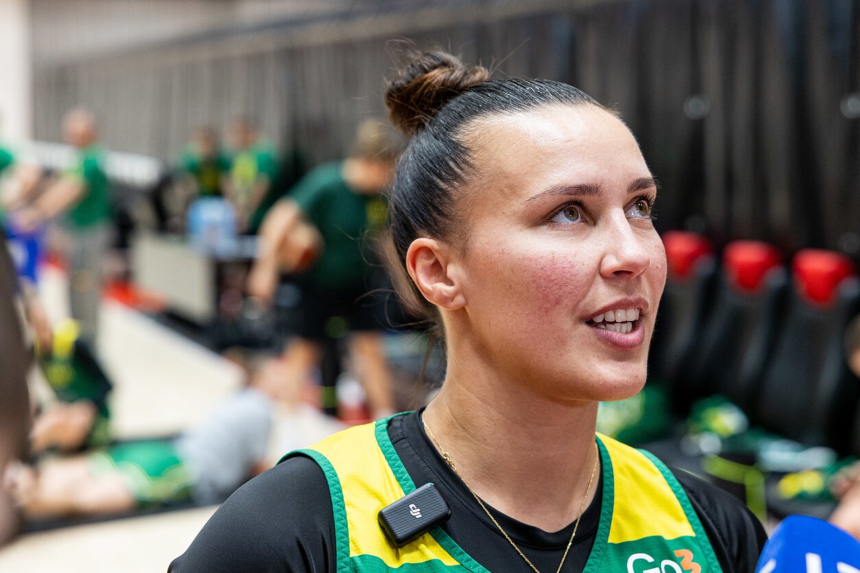 Nacickaitė prieš 3×3 rinktinės išbandymą: labai norime grįžti į pasaulio čempionatą