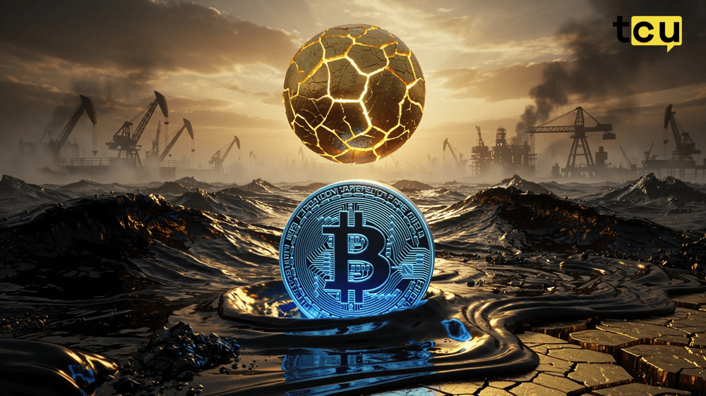 Bitcoin turi 63 800 USD, nes karas skatina aukso ir naftos išpardavimą